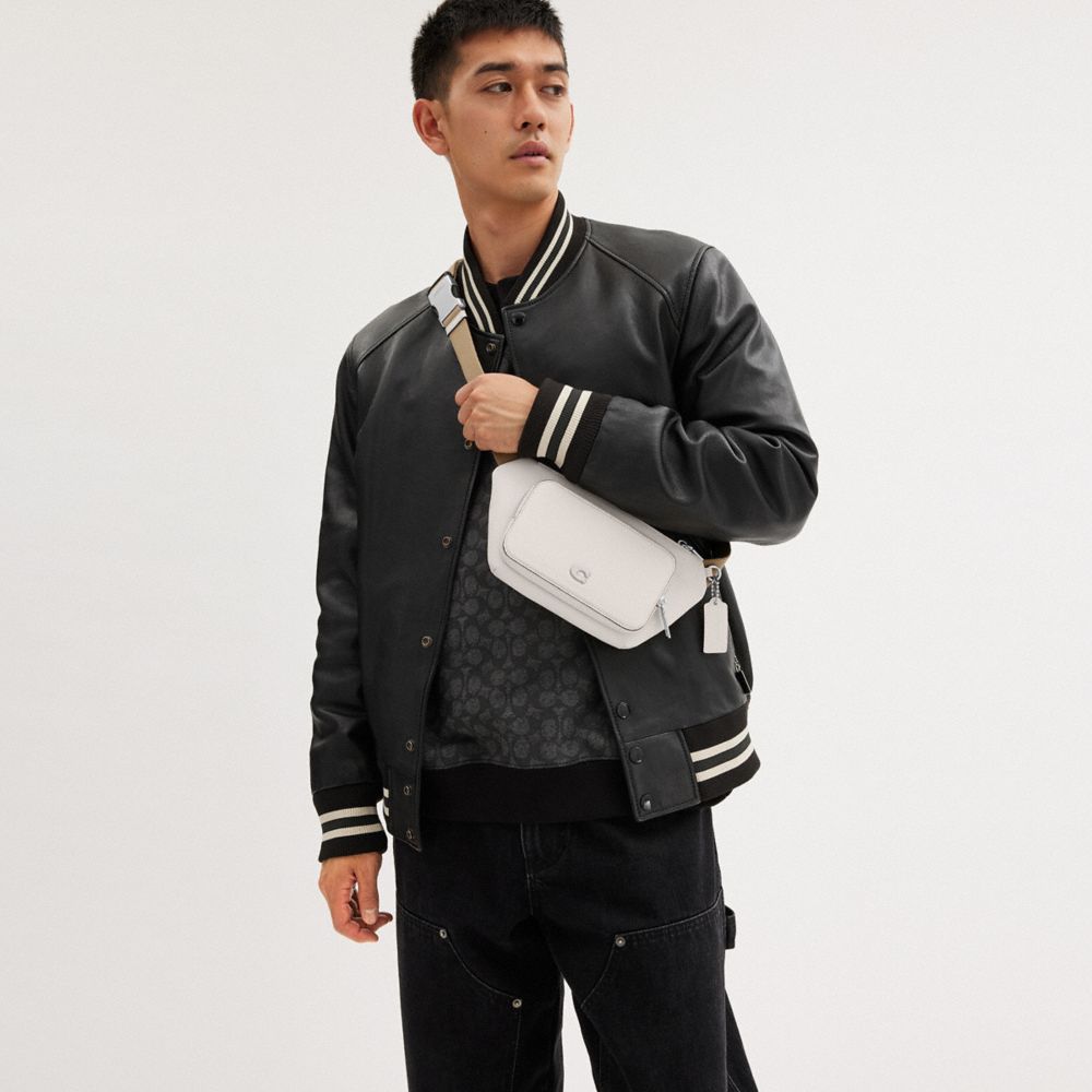 Coach Belt Bag With Signature Canvas Interior Detail — фото 5