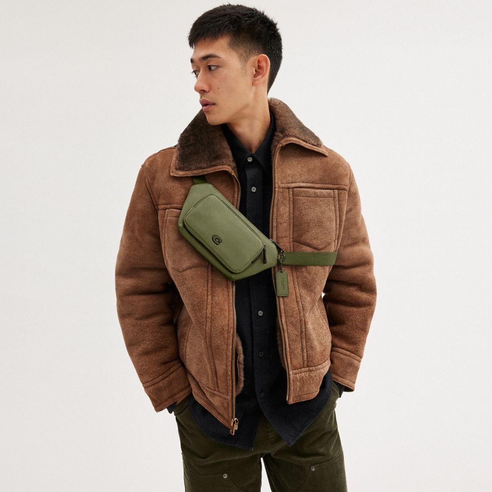公式】COACH – コーチ | ベルト バッグ・シグネチャー キャンバス
