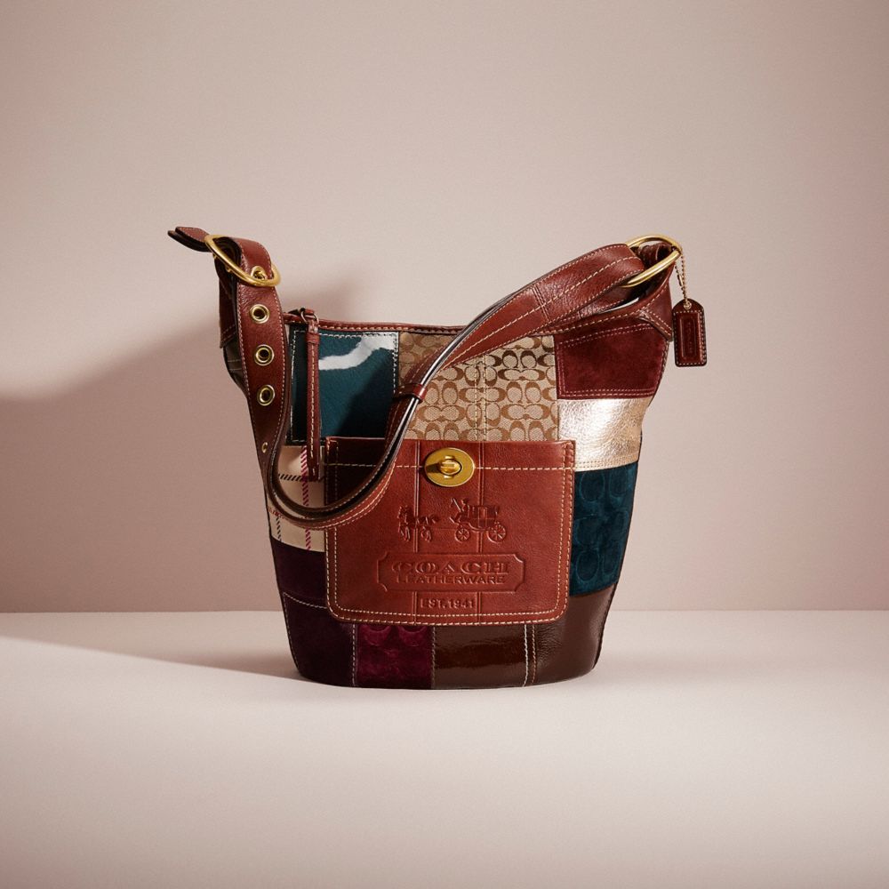 COACH Restored Holiday Patchwork Bleecker Duffle