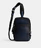 COACH®,GOTHAM SLING PACK 13,Glovetanned Leather,Deep Blue,Front View