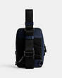 COACH®,GOTHAM SLING PACK 13,Glovetanned Leather,Small,Deep Blue,Back View