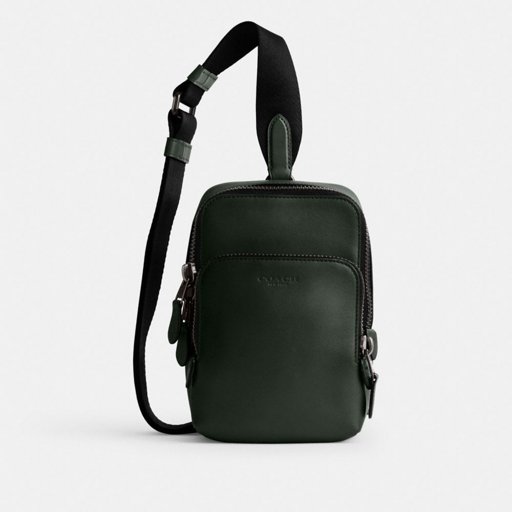 Coach Gotham Sling Pack 13 - Men's Designer Bags -  Green
