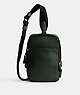 COACH®,GOTHAM SLING PACK 13,Glovetanned Leather,Amazon Green,Front View