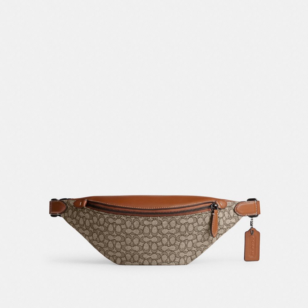 Charter Belt Bag 7 In Micro Signature Jacquard