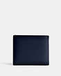 COACH®,3-IN-1 WALLET,Glovetanned Leather,Mini,Deep Blue,Back View