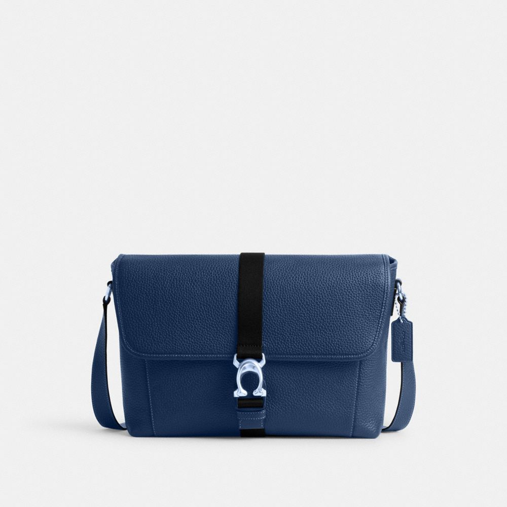 COACH®,ベック メッセンジャー,メッセンジャー&ボディバッグ,ﾃﾞｨｰﾌﾟﾌﾞﾙｰ