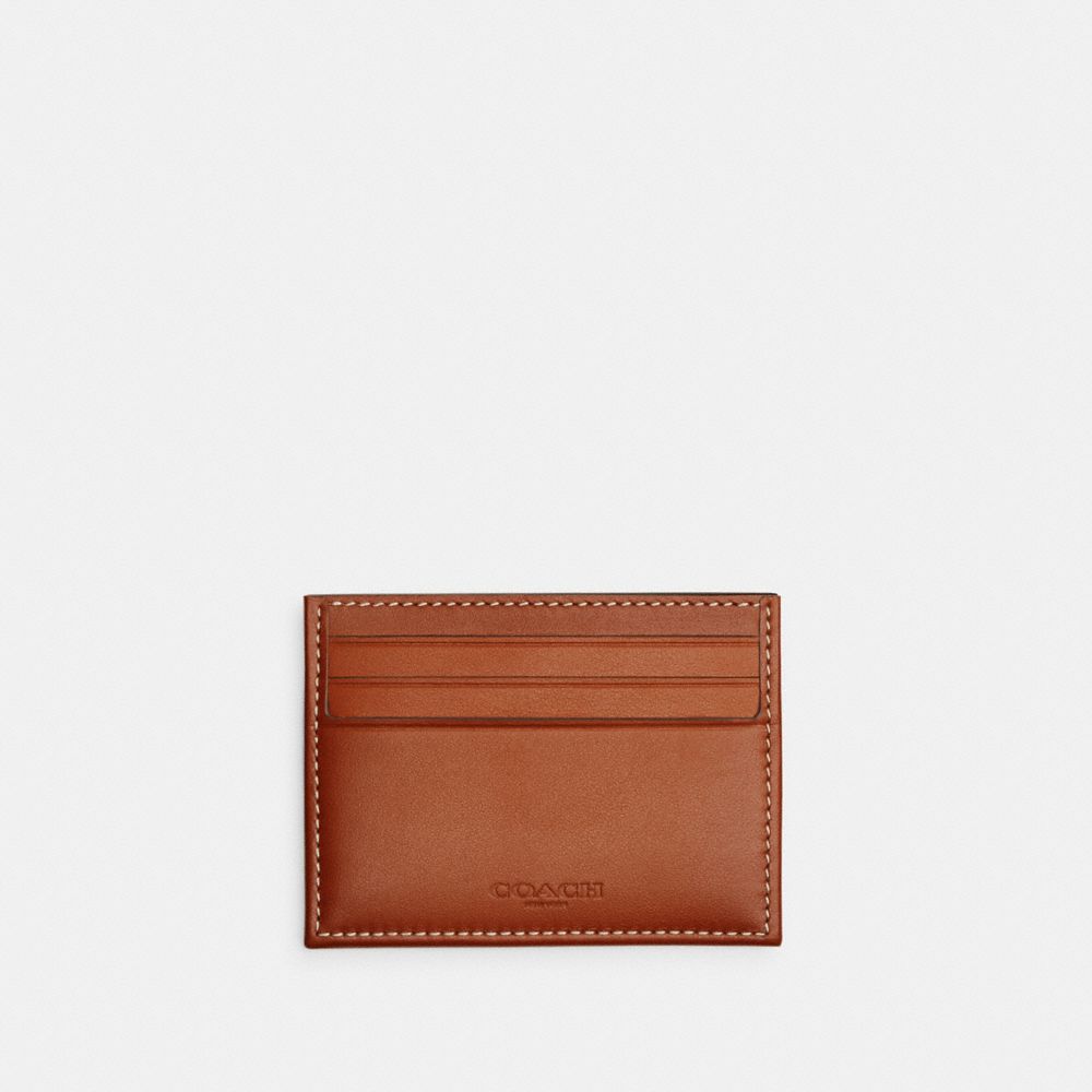 COACH®,Card Case In Micro Signature Jacquard,Card Case,Logo,Casual,,Back View