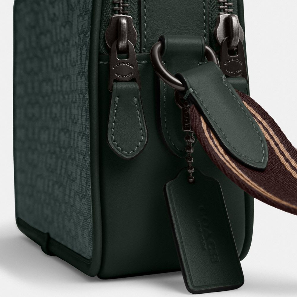 COACH®,Charter Crossbody Bag 24 In Micro Signature Jacquard,,Closer View