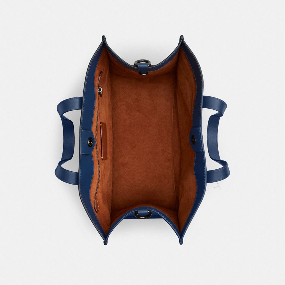 COACH®,Field Tote Bag 40,,Inside View,Top View
