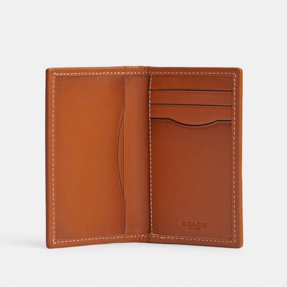 COACH®,カード ウォレット・マイクロ シグネチャー ジャカード,コインケース/小銭入れ,ｺｺｱ/ﾊﾞｰﾆｯｼｭﾄﾞ ｱﾝﾊﾞｰ