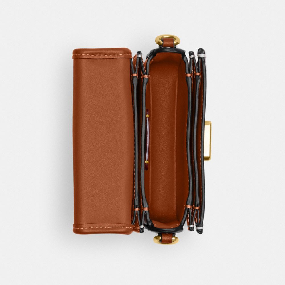 COACH®,Rogue Top Handle Bag 12 In Signature Textile Jacquard,,Inside View,Top View