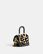 COACH®,ROGUE TOP HANDLE 12 IN HAIRCALF WITH LEOPARD PRINT,Haircalf Leather,Brass/Leopard,Angle View