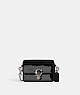 COACH®,STUDIO 12 WITH SEQUINS,Calf Leather,Mini,Silver/Black,Front View