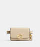 COACH®,BANDIT CARD CASE BELT BAG,Leather,Brass/Ivory,Front View