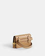 COACH®,BANDIT CARD CASE BELT BAG,Leather,Brass/Tan,Angle View