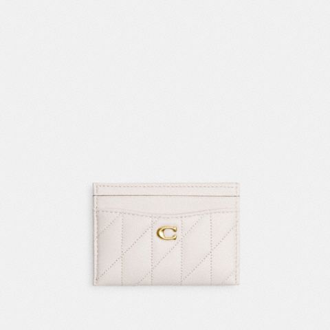 Coach Essential Card Case With Pillow Quilting