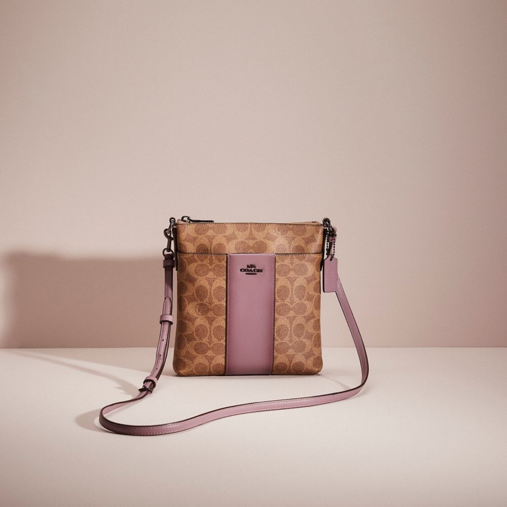 COACH Restored Kitt Messenger Crossbody In Colorblock Signature Canvas