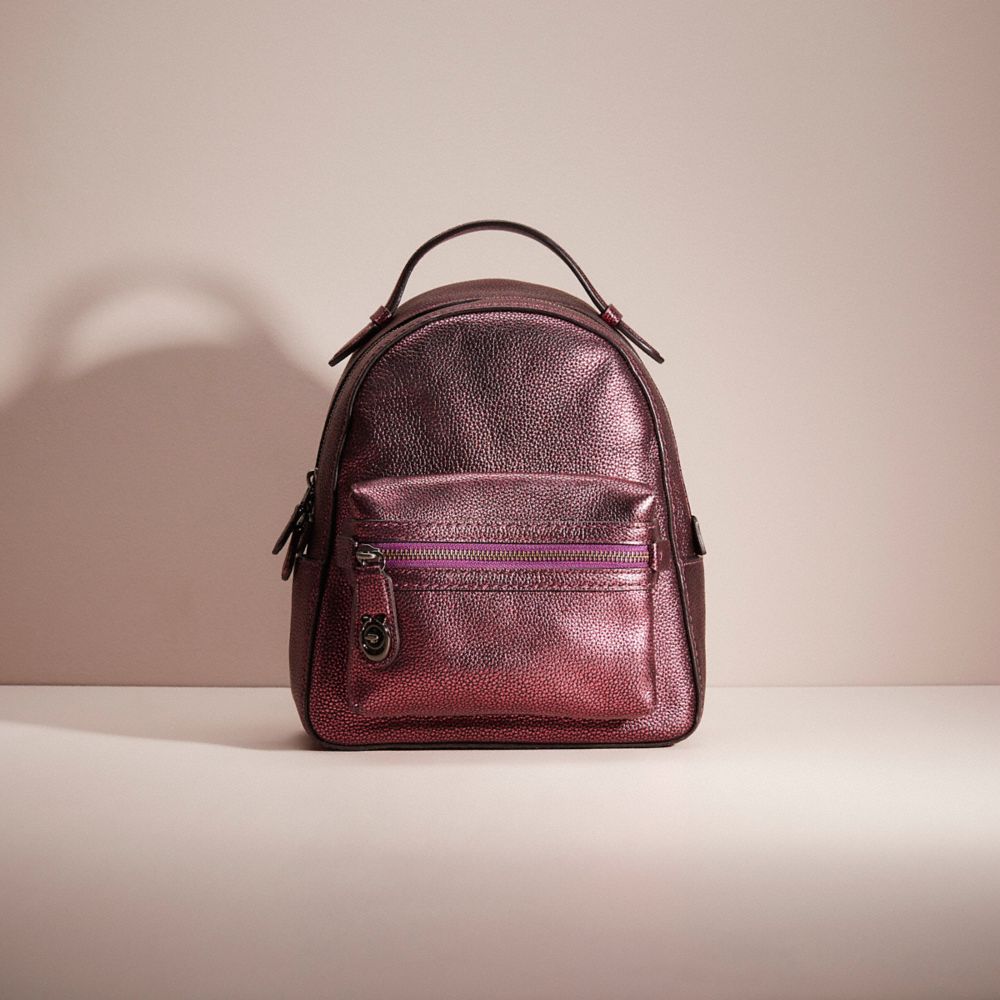 Coach metallic backpack sale