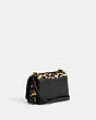 COACH®,BANDIT CROSSBODY IN HAIRCALF WITH LEOPARD PRINT,Haircalf Leather,Brass/Leopard,Angle View