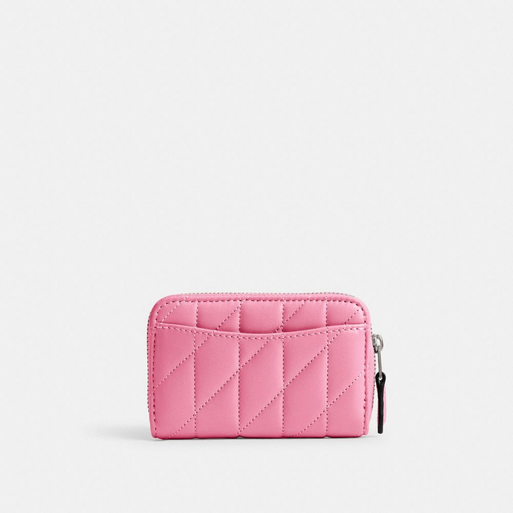 Coach quilted best sale card case