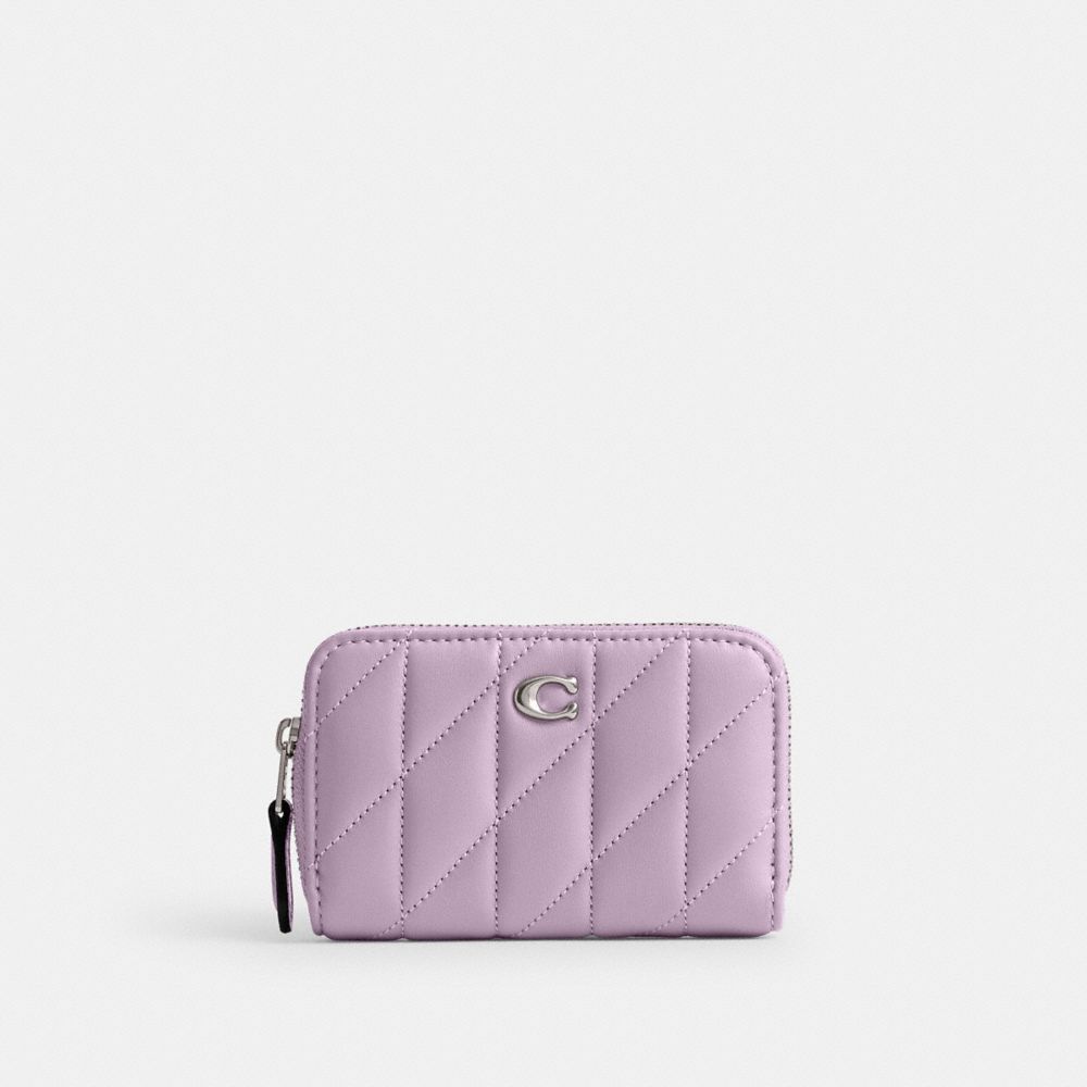 COACH® | Small Zip Around Card Case With Pillow Quilting