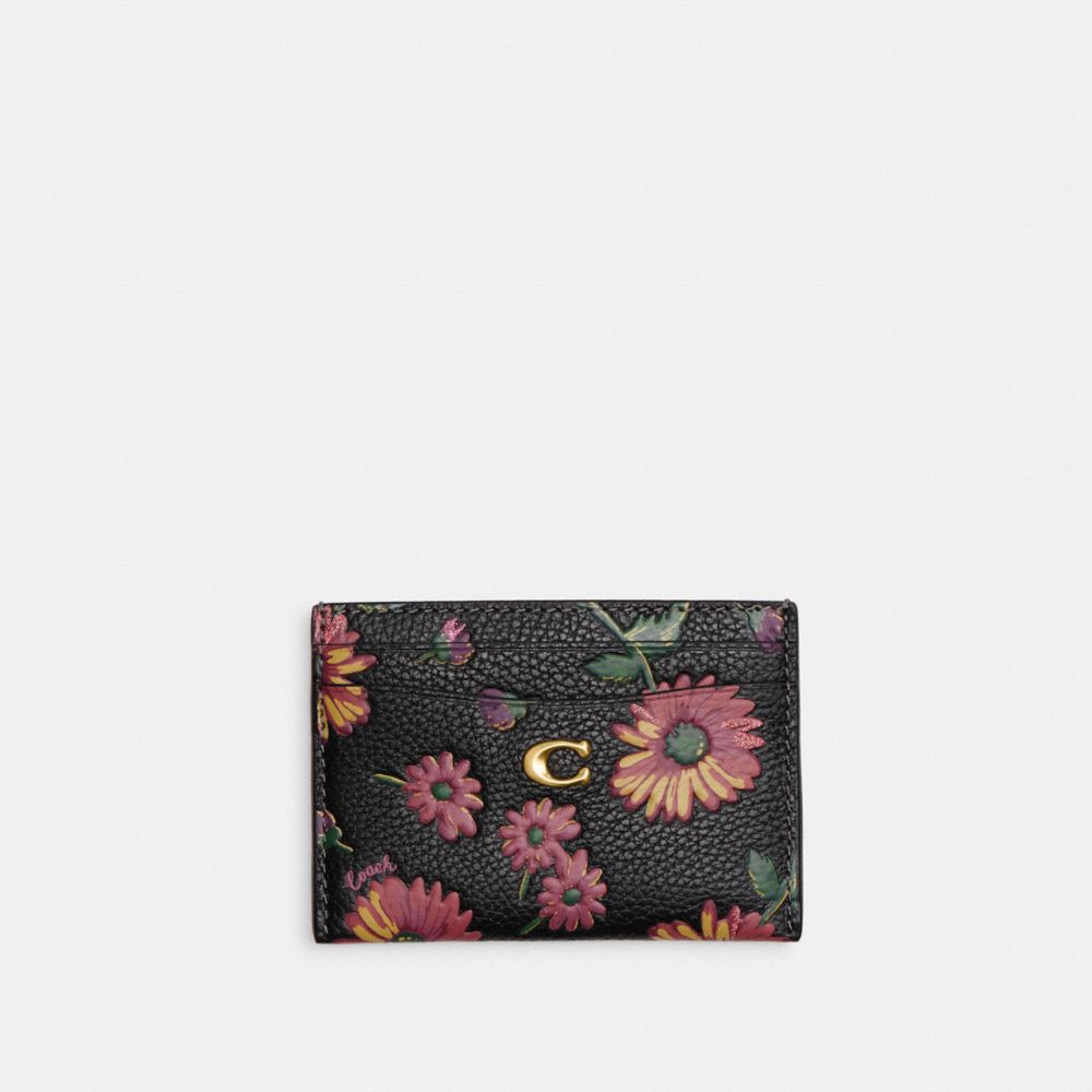 Essential Card Case With Floral Print