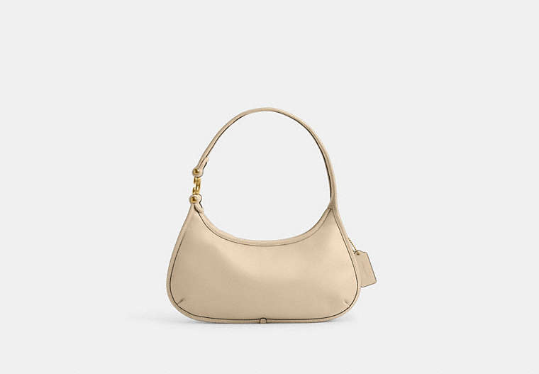 COACH®,EVE SHOULDER BAG,Medium,Brass/Ivory,Front View