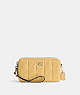 COACH®,KIRA CROSSBODY WITH PILLOW QUILTING,Nappa leather,Mini,Silver/Hay,Front View