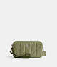 COACH®,KIRA CROSSBODY WITH PILLOW QUILTING,Nappa leather,Mini,Light Antique Nickel/Moss,Front View
