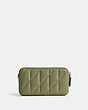COACH®,KIRA CROSSBODY BAG WITH PILLOW QUILTING,Nappa leather,Mini,Light Antique Nickel/Moss,Back View