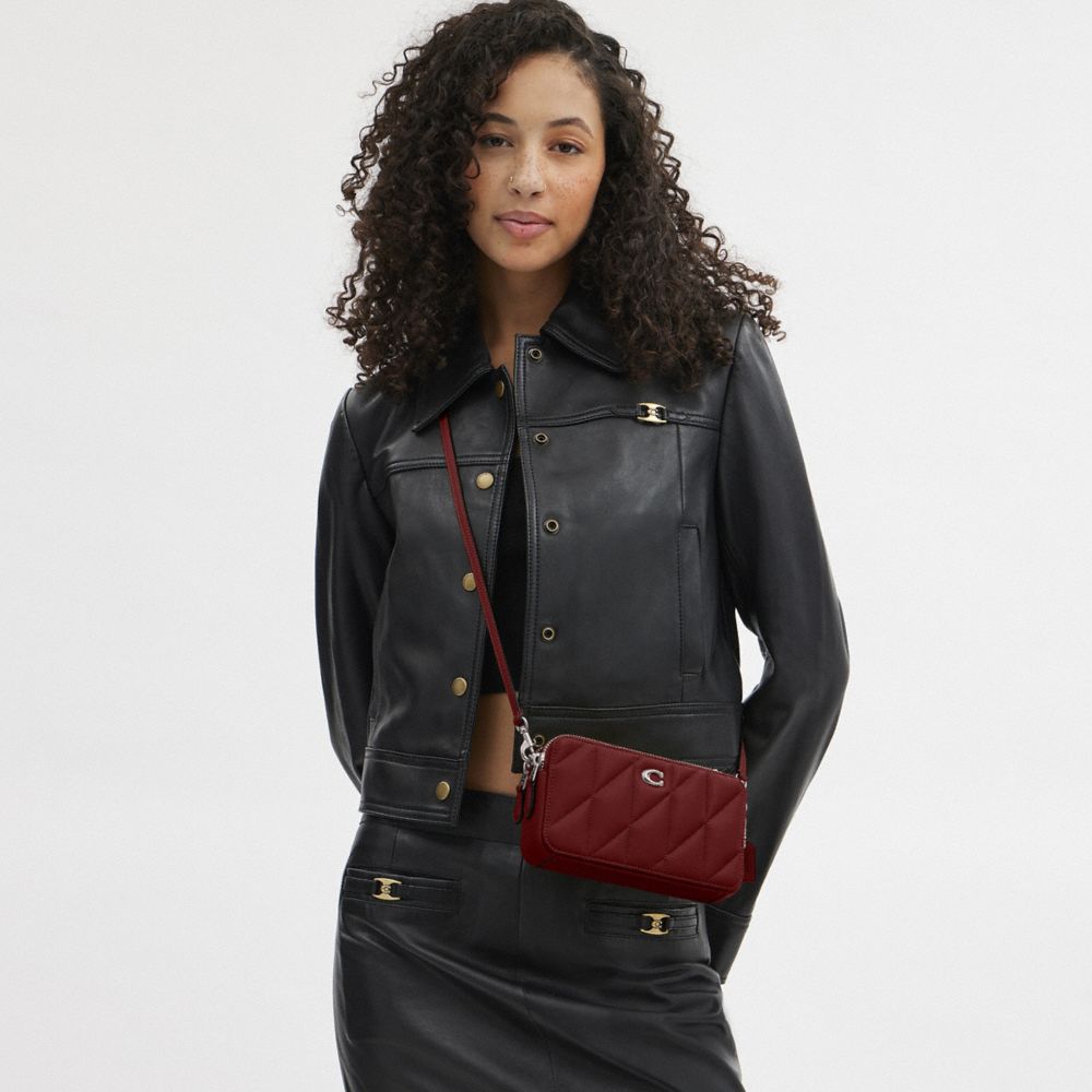 Coach In Silver/dark Ruby