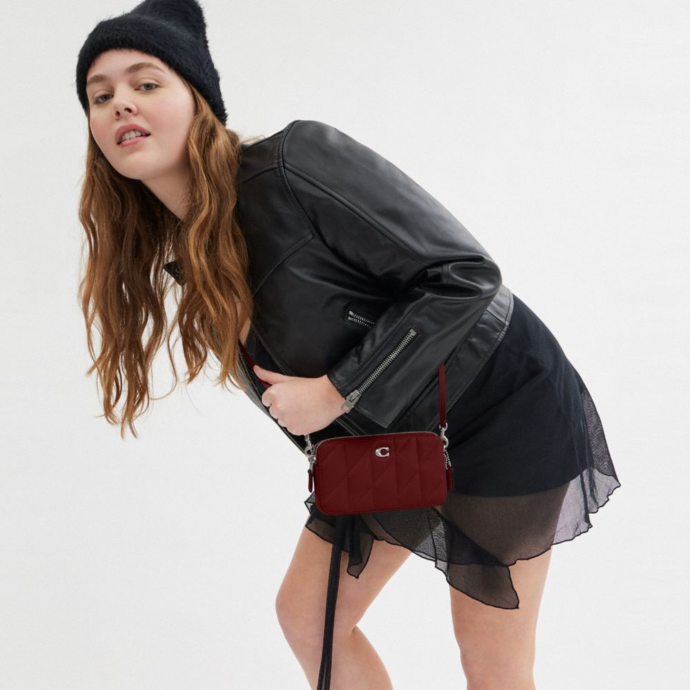 Coach In Silver/dark Ruby
