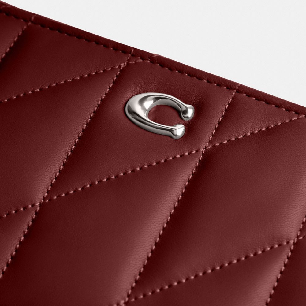 Coach In Silver/dark Ruby