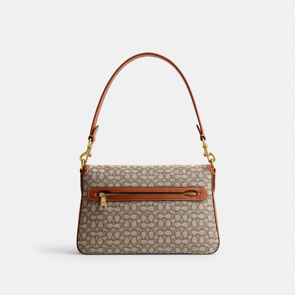 COACH Signature Logo Jacquard Soft Tabby Shoulder Bag, 60% OFF