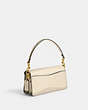 COACH®,TABBY SHOULDER BAG 20 IN METALLIC,Metallic Leather,Small,Shine,Brass/Gold,Angle View