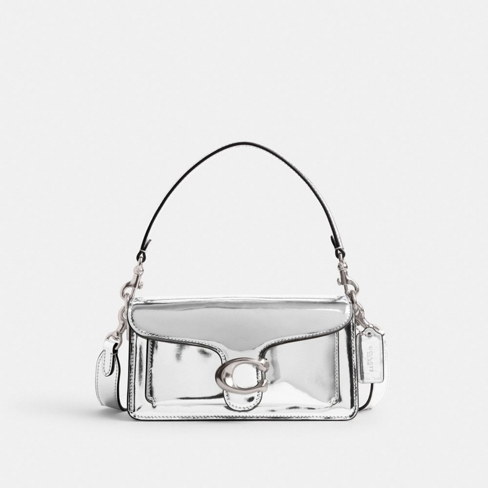 COACH®  Tabby Shoulder Bag 20 In Silver Metallic