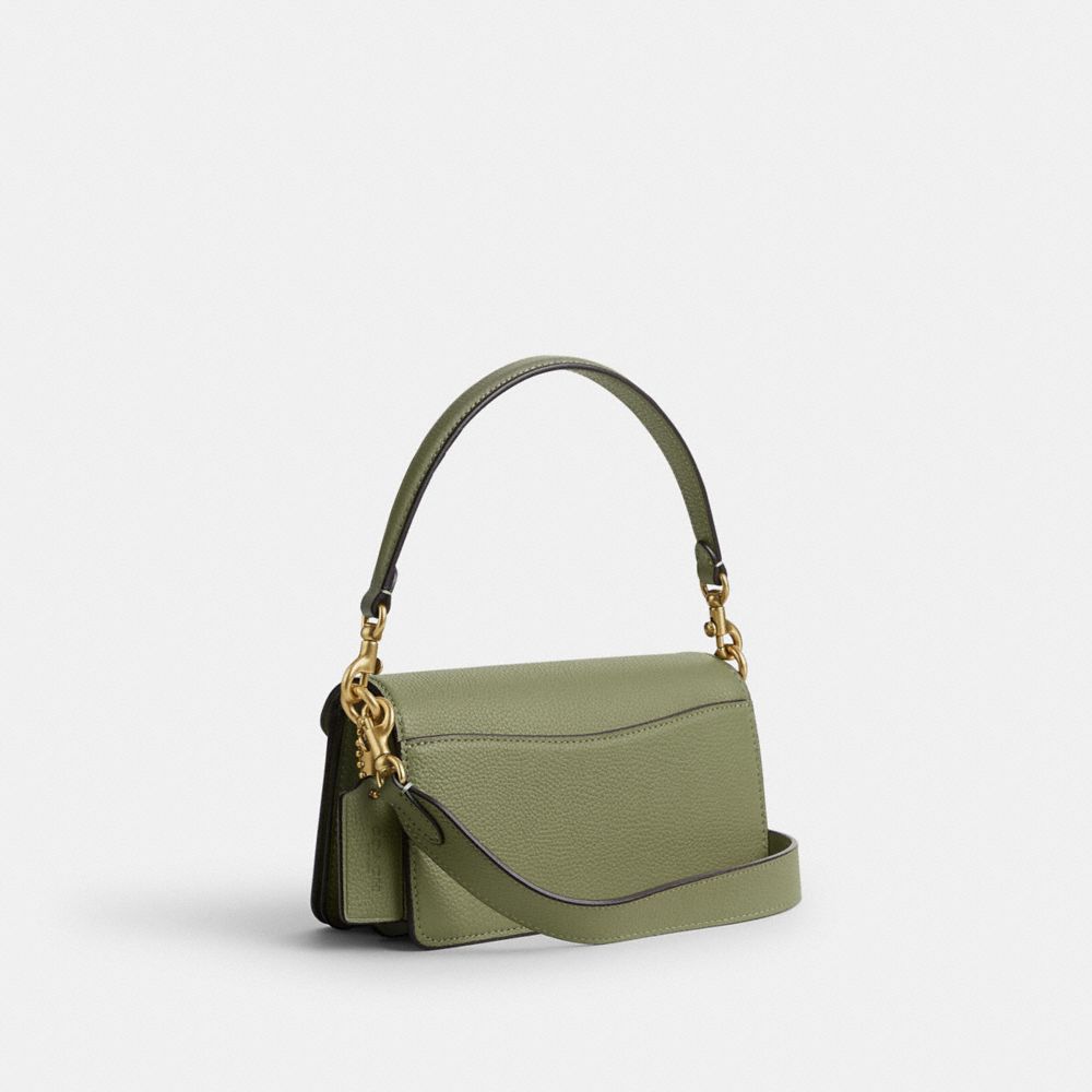 COACH®,Tabby Shoulder Bag 20,Calfskin Leather,Leather,Crossbody,Embossed,Logo,Metal,Casual,,Angle View