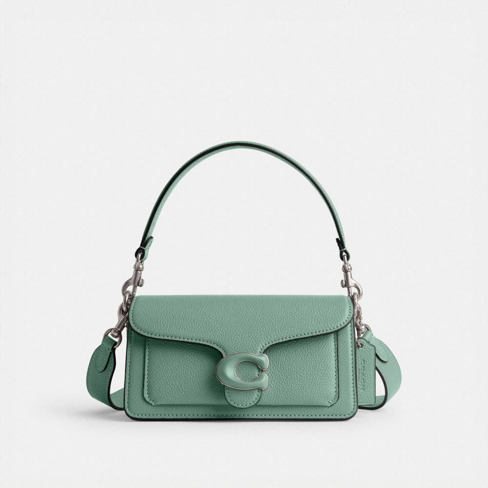 Pebble leather coach bag on sale