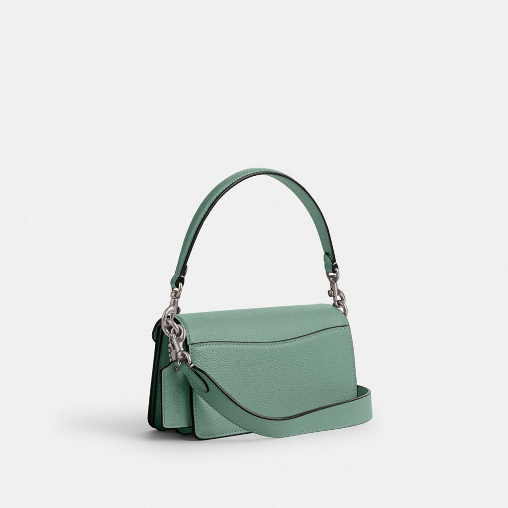 COACH®,Tabby Shoulder Bag 20,Calfskin Leather,Leather,Crossbody,Embossed,Logo,Metal,Casual,,Angle View