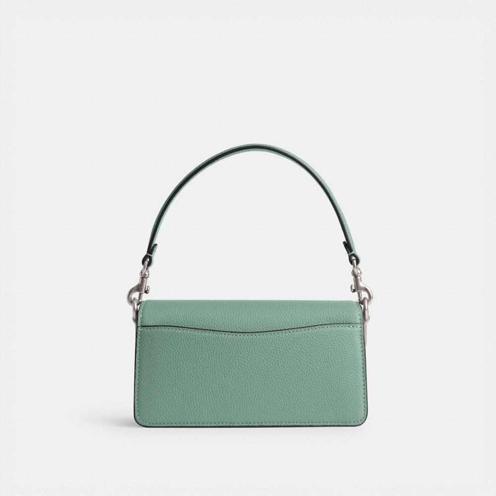 COACH®,Tabby Shoulder Bag 20,Calfskin Leather,Leather,Crossbody,Embossed,Logo,Metal,Casual,,Back View