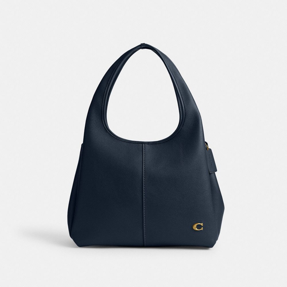 Navy purse leather sale