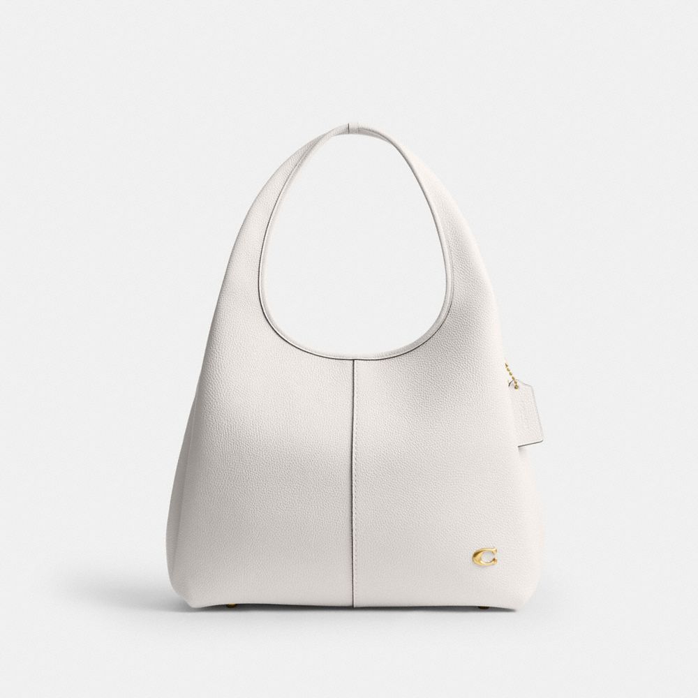 COACH®,Lana Shoulder Bag,Leather,Shoulder Bag,Metal,Embossed,Logo,Casual,,Front View