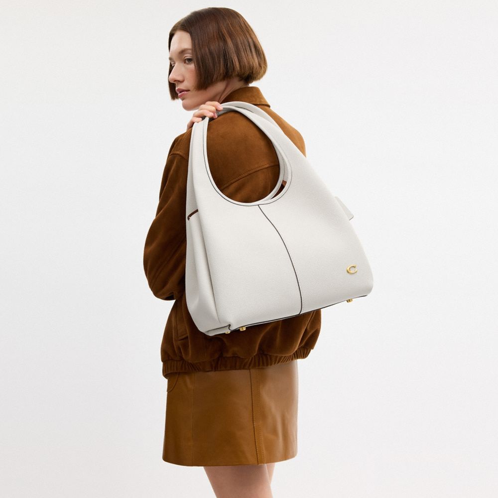 COACH®,Lana Shoulder Bag,Leather,Shoulder Bag,Logo,Metal,Casual,,Detail View