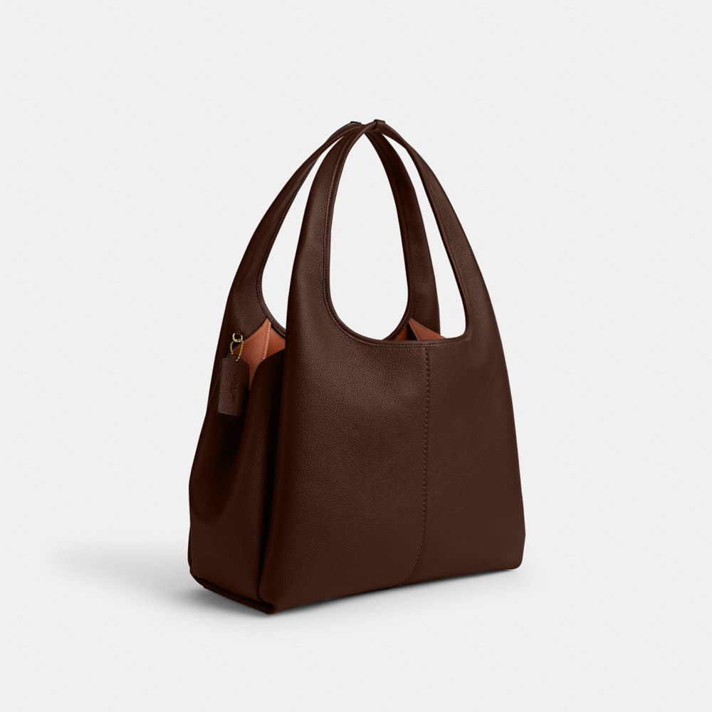 Coach Lana Shoulder Bag 23 In Brass/maple