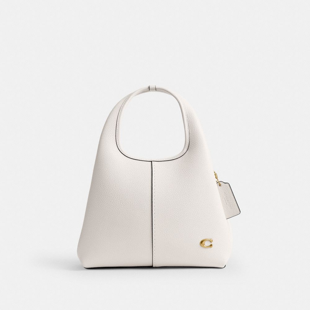 COACH®,Lana Shoulder Bag 23,Leather,Crossbody,Metal,Logo,Compact,Casual,,Front View