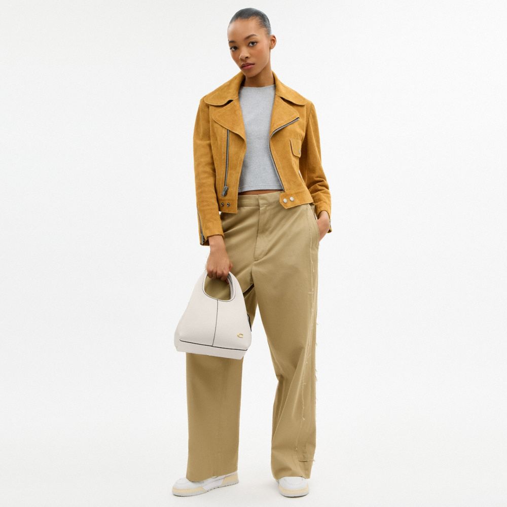 COACH®,Lana Shoulder Bag 23,Leather,Satchel,Logo,Metal,Compact,Casual,,Detail View