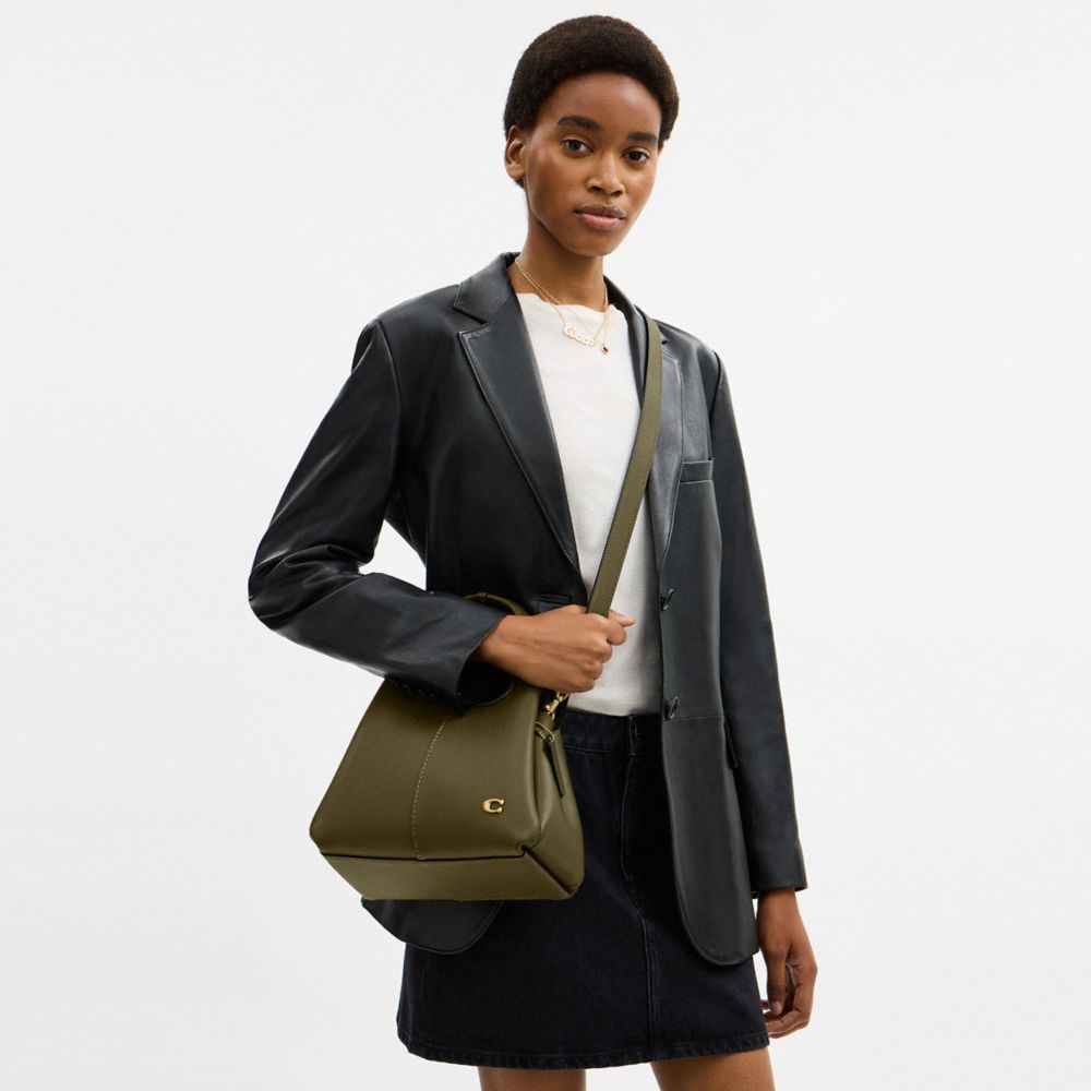 Coach Lana Shoulder Bag 23 In Green