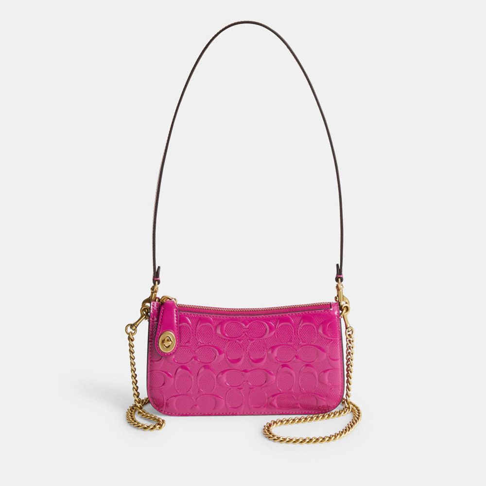 Pink hotsell shoulder purse