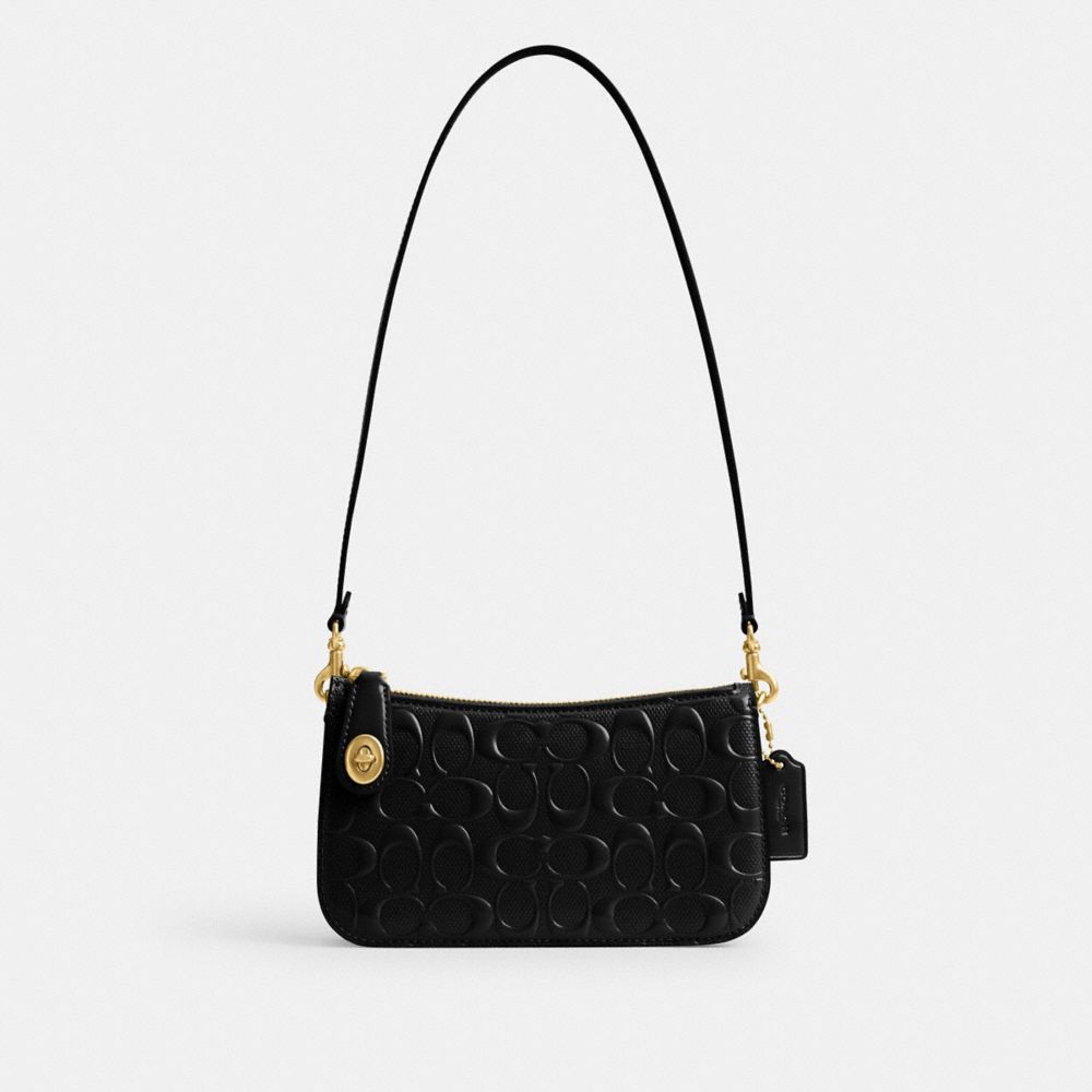 Embossed discount coach bag