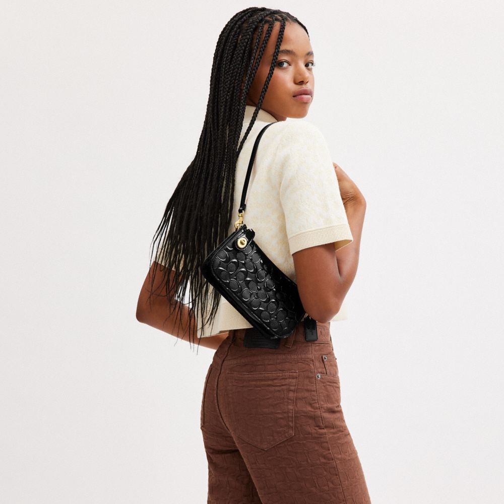 COACH Penn Sequin Shoulder Bag